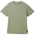 TOM TAILOR Jungen Oversized T-Shirt mit Bio-Baumwolle, grün, Uni, Gr. 152