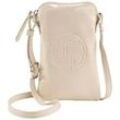 TOM TAILOR Damen Rosabel Patent Smartphone Tasche, beige, Uni, Gr. ONESIZE