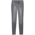 TOM TAILOR DENIM Damen 3 Sizes in 1 - Nela Extra Skinny Jeans, grau, Uni, Gr. S/32