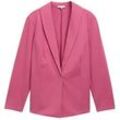 TOM TAILOR Damen Plus Size - Regular Fit Blazer, rosa, Uni, Gr. 46