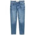 TOM TAILOR DENIM Herren Tapered Jeans mit recycelter Baumwolle, blau, Uni, Gr. 28/32