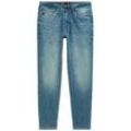 TOM TAILOR DENIM Herren Superflex Slim Tapered Jeans, blau, Uni, Gr. 32/36