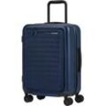 Hartschalen-Trolley SAMSONITE "STACKD 55" Gr. B/H/T: 40cm x 55cm x 23cm 39 l, blau (navy), Polycarbonat, Koffer, Handgepäckkoffer Reisekoffer Reißverschluss-Laptopfach USB-Schleuse