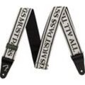 Fender George Harrison All Things Must Pass Logo Strap White