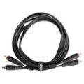 UDG Ultimate Audio Cable RCA-RCA Black 1,5 m Straight U97001BL