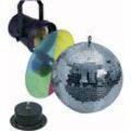 lightmaXX Mirrorball Set 2 / 30cm Motor, Pinspot, Farbwechsler