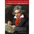 Acoustic Music Books Beethoven: 25 Masterworks and Easy Pieces