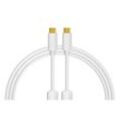 DJ TECHTOOLS Chroma Cable USB-C to C, white - 1,0 m, gerader Stecker