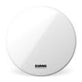 Evans EQ3 Resonant White,BD16RSW-NP, BassDrum Reso, Bass Hoop