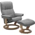 Relaxsessel STRESSLESS "Mayfair", grau (wild dove batick), B:88cm H:102cm T:77cm, Leder BATICK: BATICK ist ein leicht korrigiertes, durchgefärbtes und genarbtes Möbelleder, bei dem die meisten Unebenheiten und Spuren in der Regel entfernt wurden., Leder PALOMA: PALOMA ist ein durchgefärbtes Semianilin-Möbelleder mit natürlicher Narbung., ROHLEDER Stoff Q2 FARON: Ein fester zuverlässiger Bouclu00e9