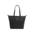 Shopper TOMMY HILFIGER "Women POPPY REFORM TOTE Tote" Gr. B/H/T: 45cm x 32cm x 15cm, schwarz Damen Taschen Tasche