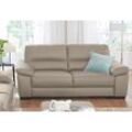 2-Sitzer CALIA ITALIA "Gaia, hochwertiges Ledersofa mit erstklassigem Sitzkomfort", beige (biscotto), B:177cm H:92cm T:97cm, Leder SORRENTO - 100% Leder, Leder BULL - 100% Leder, Sofas, edles Design, in zwei hochwertigen Lederqualitäten