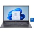 ACER Notebook "A17-51M-52U3" Notebooks Gr. 16 GB RAM 512 GB SSD, Core 5, Windows 11 Home (64 Bit), grau (steel gray)