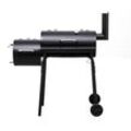 Smoker TEPRO "Mini Smoker Wichita", schwarz, B:115cm H:116cm T:64cm, Grills, BxTxH: 115x63,5x116,5 cm