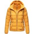 Outdoorjacke MARIKOO "Taisaa Pri" Gr. S, gelb, Damen, Obermaterial: 100% Polyester, Innenmaterial: 100% Polyester, Fütterung & Wattierung: 100% Polyester, Jacken, mit hochstehendem Kragen