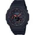 Chronograph CASIO G-SHOCK "GA-2100-1A4ER", schwarz, Armbanduhren, Herren, Quarzuhr, Armbanduhr, Herrenuhr, analog, digital