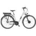 E-Bike TELEFUNKEN "Multitalent RC845" E-Bikes Gr. 47, 28 Zoll (71,12 cm), weiß Pedelec, Elektrofahrrad für Herren u. Damen, tiefer Einstieg, Cityrad