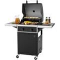 Gasgrill TEPRO "Keansburg 2", grau (schwarz, edelstahlfarben), B:118cm H:114,6cm T:59,2cm, Grills, BxTxH: 118x59,2x114,6 cm