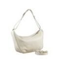 Schultertasche "Madame", Damen, Gr. B/H/T: 35cm x 19cm x 9cm one size, beige, Leder, COLLEZIONE ALESSANDRO, Taschen, aus weichem Leder, Made in Italy