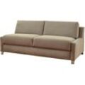 Schlafsofa BALI "Viola", beige, 160cm x 200cm, Kaltschaummatratze, Basic: Gitterrostunterfederungmit Kaltschaummatratze, 100% Polyester, Sofas