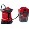 Akku-Gartenpumpe EINHELL "Schmutzwasserpumpe GE-DP 18/25 LL Li - Solo", rot, B:23,7cm H:32,4cm L:31,9cm, Pumpen, 7.000 l/h, Power X-Change, ohne Akku und Ladegerät