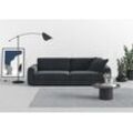 Big-Sofa TRENDMANUFAKTUR "Bourbon, Designsofa", grau (anthrazit), B:264cm H:84cm T:111cm, 100% Polyester, Sofas, mit extra hohem Sitzkomfort, in trendigem Cord Bezug erhältlich