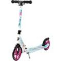 Cityroller STAR-SCOOTER, blau (türkis, weiß), ScooterB:33cm L:98cm, mit abgesenktem XXL Trittbrett, B:33cm L:98cm