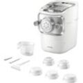 PHILIPS Nudelmaschine "Pastamaker HR2660/00 Avance Collection", inkl. Form-, Knet- und Pressfunktion und 6 Formscheiben, Nudelmaschinen, weiß (weiß, silber)B:22,9cm H:32,2cm T:32,7cm