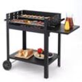 Holzkohlegrill TEPRO "Grillwagen Lambada" Grills Gr. B/H/T: 109cm x 90cm x 59cm, schwarz BxTxH: 109x59x90 cm