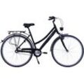 Cityrad HAWK BIKES "Citytrek Lady Premium" Gr. 48, schwarz, Fahrräder, 48cm, 28 Zoll (71,12cm) für Damen und Herren