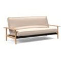 Schlafsofa INNOVATION LIVING ™ "Balder Sofa, Bettfunktion, Relaxsofa, Design mit hohem Komfort", beige (natural), B:230cm H:92cm T:100cm, 100% Recycled Polyester, Sofas, Rückenlehne 3-fach verstellbar, Dauerschläfer