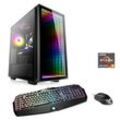 CSL Gaming-PC "HydroX V28260" Computer Gr. Microsoft Windows 11 Home (64 Bit), 64 GB RAM 2000 GB SSD, schwarz