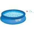 Rundpool INTEX "»EasyPool« 396x84 cm", blau, B:396cm H:84cm, Schwimmbecken, inkl. hochwertigem Intex Pool-Reinigungsset