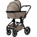 Kombi-Kinderwagen MOON "Resea+", braun (mud), Baby, Polyester, Kinderwagen, mit Sportsitz