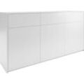 Sideboard MÜLLER SMALL LIVING "Modular Plus" Sideboards Gr. B/H/T: 171,8cm x 95,4cm x 45,0cm, weiß, weiß