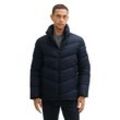 Steppjacke TOM TAILOR, Herren, Gr. L, blau (sky captain blau), Steppware, Obermaterial: 100% Polyester. Futter: 100% Polyester, unifarben, casual, regular fit Po-bedeckend, ohne Ausschnitt, Langarm, Jacken, mit Stehkragen