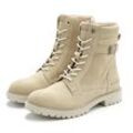 Stiefelette ELBSAND, Damen, Gr. 37, beige, Obermaterial: 100% Rindsleder. Futter: 80% Textilmaterial, 20% Lederimitat. Decksohle: 100% Textilmaterial. Laufsohle: 100% Synthetik, unifarben, casual, Schuhe, Schnürboots, Reißverschlussstiefel, Biker Boots, Leder, Topseller