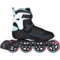 Inlineskates POWERSLIDE "Phuzion Radon Teal 90" Gr. 36, blau (schwarz, türkis), Inlineskates_Rollschuhe_Schlittschuhe, Kinder, 36, Kunstfaser