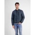 Steppjacke LERROS "LERROS Modischer Steppblouson", Herren, Gr. L, blau (classic navy), 100% Polyamid, Langarm, Jacken, Keine Angabe