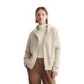 Cardigan MARC O'POLO "aus Schurwolle-Alpakawolle-Mix" Gr. L, beige, Damen, Obermaterial: 42% Schurwolle, 25% Polyacryl, 19% Alpaka, 13% Polyamid, 1% Elasthan, unifarben, Strickjacken