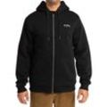 Sweatjacke BILLABONG "Arch Sherpa" Gr. L, schwarz Herren Sweatjacken