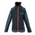 Softshelljacke DEPROC ACTIVE "XLight CAVELL Women", Damen, Gr. 36 (S), blau (indigo), 96% Polyester; 4% Elastan, sportlich, Langarm mit Gummizug, Jacken Fahrradbekleidung Fahrradjacke Outdoorbekleidung Softshelljacke Sportbekleidung Übergangsjacke, auch in Großen Größen erhältlich