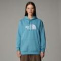 Kapuzensweatshirt THE NORTH FACE "W DREW PEAK PULLOVER HOODIE", Damen, Gr. XS, blau (algae blau), Sweatware, Obermaterial: 80% Baumwolle, 20% Polyester, sportlich, Langarm Rippbündchen, Sweatshirts