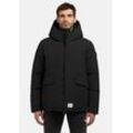 Winterjacke KHUJO "Gero" Gr. L (52), schwarz Herren Jacken Warme Outdoorjacke mit Kapuze