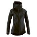 Fahrradjacke GONSO "Save Jacket Trail W", Damen, Gr. 46, schwarz, 100% Polyester, Jacken, Damen Regenjacke wind- und wasserdicht, Radjacke mit Kapuze