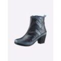 Stiefelette GEMINI Gr. 37, blau (marine), Damen, Glattleder, Schuhe