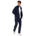 Jogginganzug TRIGEMA "TRIGEMA Freizeitanzug-Set", Herren, Gr. L, blau (navy), 100% Baumwolle, casual, Sportanzüge