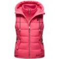 Steppweste MARIKOO "Taisaa", Damen, Gr. S (36), pink, Obermaterial: 100% Polyester Innenmaterial: 100% Polyester, Westen, inklusive Leckerlie-Beutel