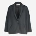 Schwarze Jacke im Blazer-Stil