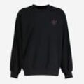 Schwarzes Sweatshirt mit Logo